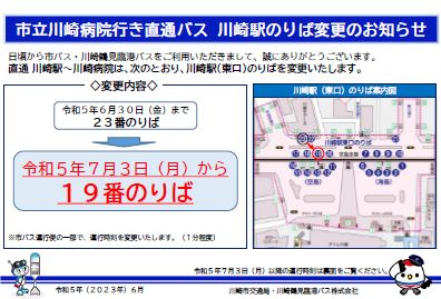 川崎病院交通アクセスマップ